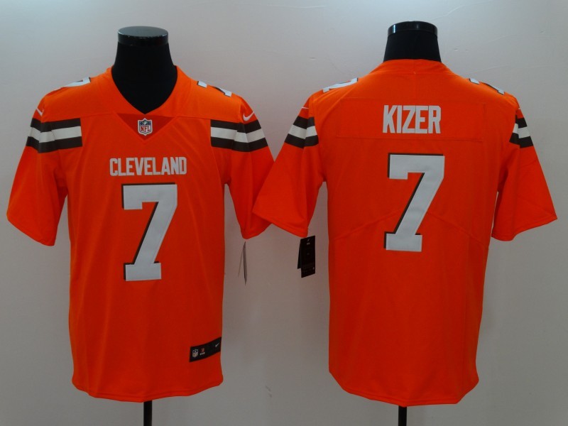 Men's Cleveland Browns DeShone Kizer #7 Orange Jersey